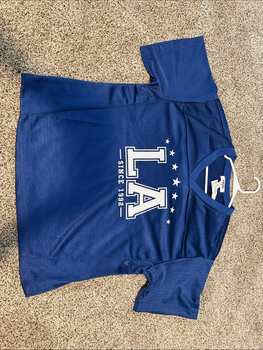 Women’s Blue LA Graphic Sports Tee